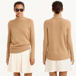 J. Crew Italian Cashmere Chunky Turtleneck Sweater